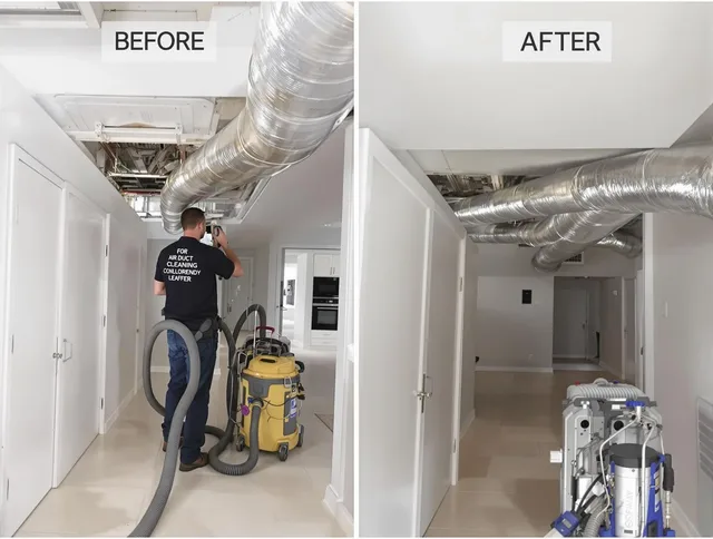 Hanover Air Duct Cleaning professional performing thorough air duct cleaning in Hanover