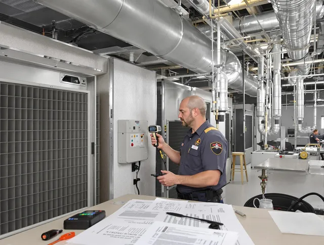Professional filter system inspection by Hanover Air Duct Cleaning in Hanover
